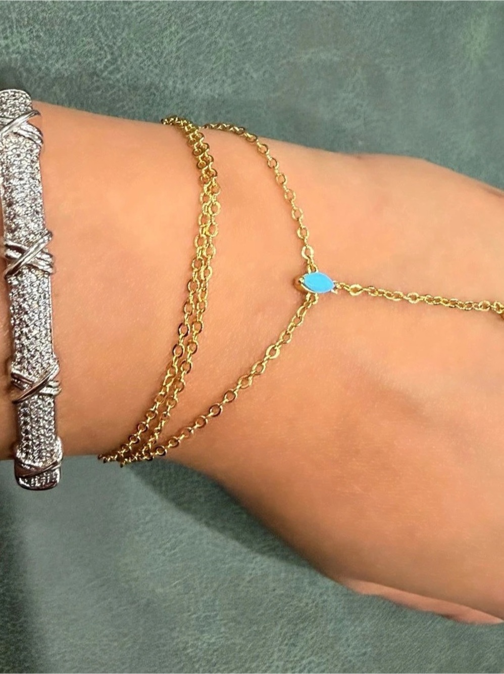 Pavé Bar Bracelet